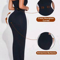 Brand new Black Maxi four way stretch dress, size 10