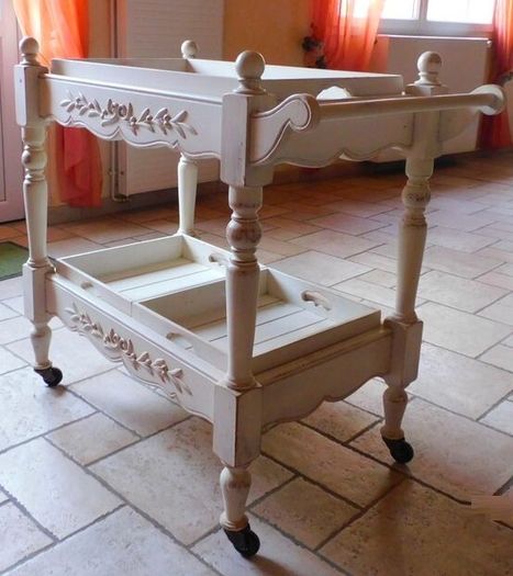 Country Corner French serving trolley