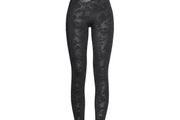 Spanx Camouflage Faux Leather Leggins Size Large