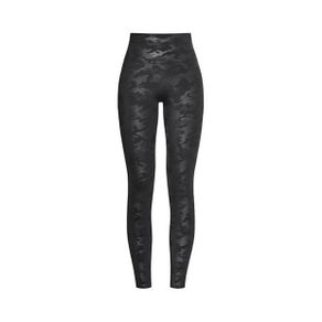 Spanx Camouflage Faux Leather Leggins Size Large
