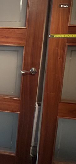 2 glass doors