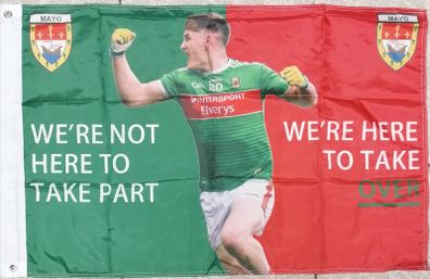 James Carr Mayo GAA flag.3ft x 2ft.