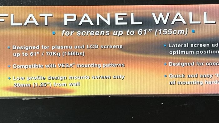 B-TECH Large Flat TV Panel Wall Mount