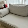 Sofa com Isaac 3 Seater Sofa in Stone 100 Cotton Image 2