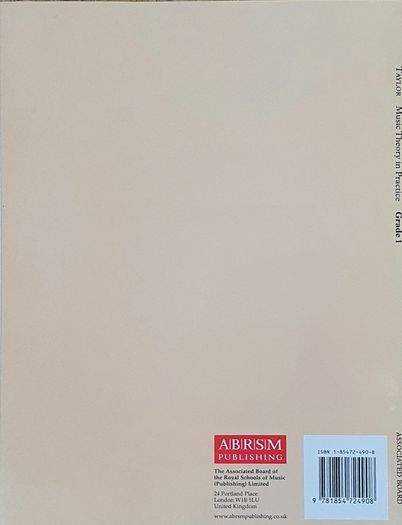 music theory in practice book by Eric taylor