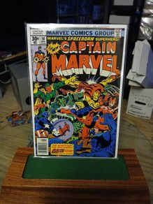 Captain Marvel #50 1st Dr. Minerva 1977 Marvel Comics