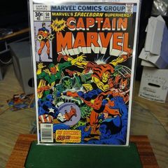 Captain Marvel #50 1st Dr. Minerva 1977 Marvel Comics