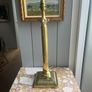 Vintage brass column table lamp - classical design Image 4