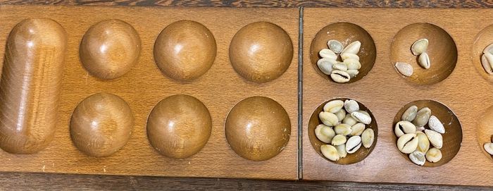 board game made of solid wood heavy
