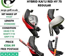 Taylormade Stealth 2 Plus Hybrid / #4 22 Degree / Kai'li Red Hy 75 Regular