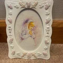 Photo Frame. (Porcelain Holy Communion)