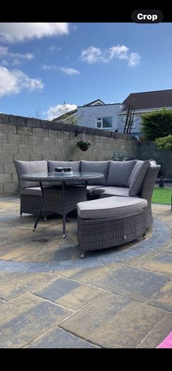 Rattan Garden Dining furniture set!