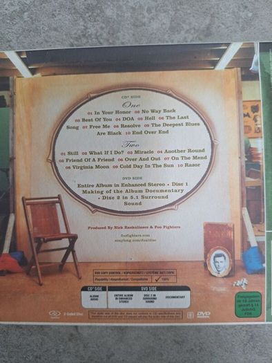 Foo Fighters , In your Honour CD/ DVD Dualdisc