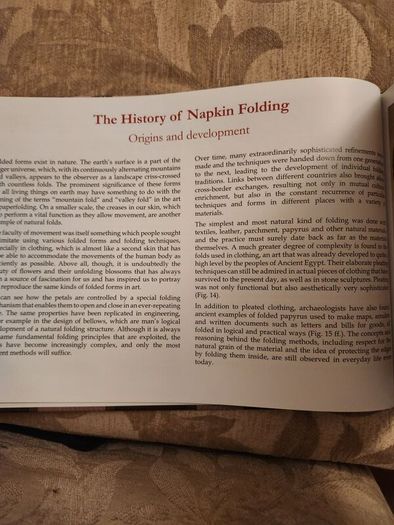 Folded Beauty. The Art Of Napkin Folding.  By John Sallas. Beautiful Illustrated Large Volume Hardbacks In Good Condition. 36.