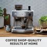 Barista Max Espresso Machine | Latte & Cappuccino Coffee Maker with Integrated Bean Grinder & Steam Wand | 2.8 L Water Tank | 15 Bar Italian Pump | Stainless Steel (FREE POSTAGE) Image 2