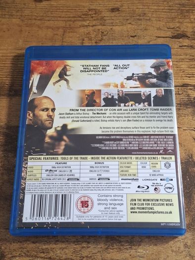 "The Mechanic" (2011) Blu-ray - free standard postage