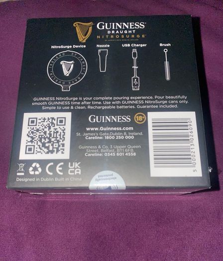 Guinness nitrosurge brand new still unopened in the wrapping