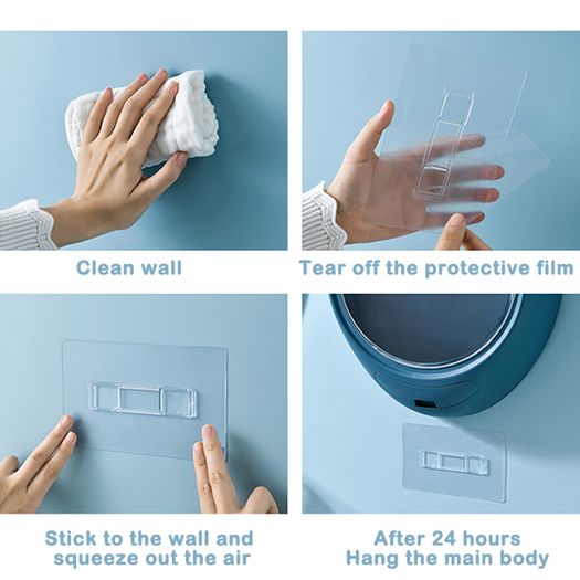 Dustproof & Waterproof Wall-mounted Cosmetic Organizer Storage Box