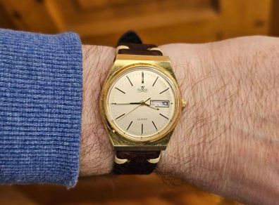 Vintage Anker Meister German made Quartz Watch 1980s