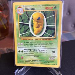 Pokemon Base set Kakuna 33/102 Near Mint Condition