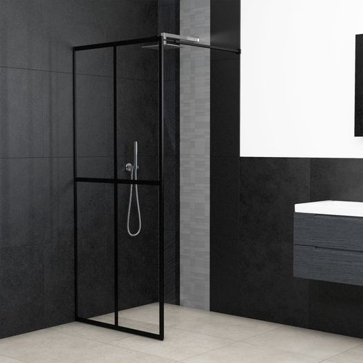 Walk-in Shower Screen Tempered Glass 100x195 cm