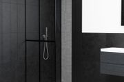 Walk-in Shower Screen Tempered Glass 90x195 cm
