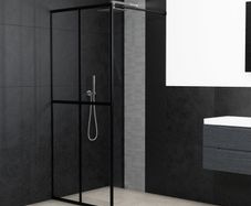 Walk-in Shower Screen Tempered Glass 80x195 cm