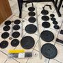 Large Gym Bundle, 100kg Metal Weights Set, 250kg Rated Heavy Sqaut Rack, Weight Bench, Aerobic Step And More!!! Image 3