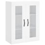 Highboard White 69.5x34x180 cm Image 5