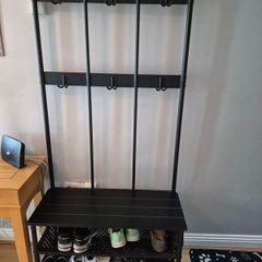 IKEA Coat rack and bench with shoes storage