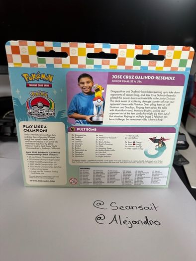 Pokemon 2025 Pult Bomb world championship deck