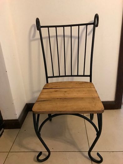 Two Metal Chairs
