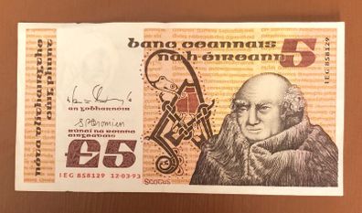 Ireland Five pound Note