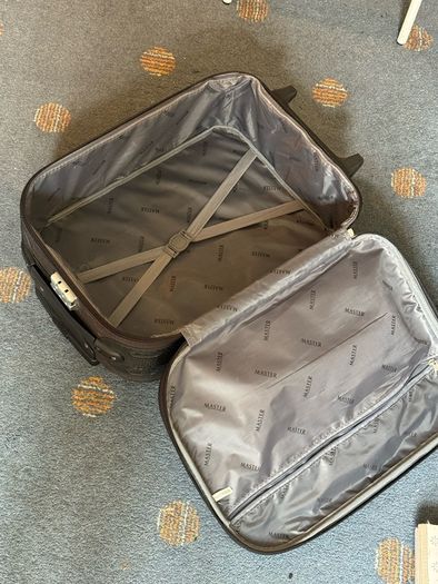 Cabin luggage black small suitcase