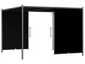 Garden Pergola with Retractable Roof 3x3 m Anthracite