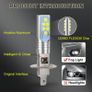 2Pcs H1 H3 LED Bulb Super Bright 12 3535SMD Car Fog Lights 12V 24V 6000K White Driving Day Running Lamp Auto Image 3