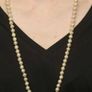 Christian Dior pearl necklace with carry bag Image 2
