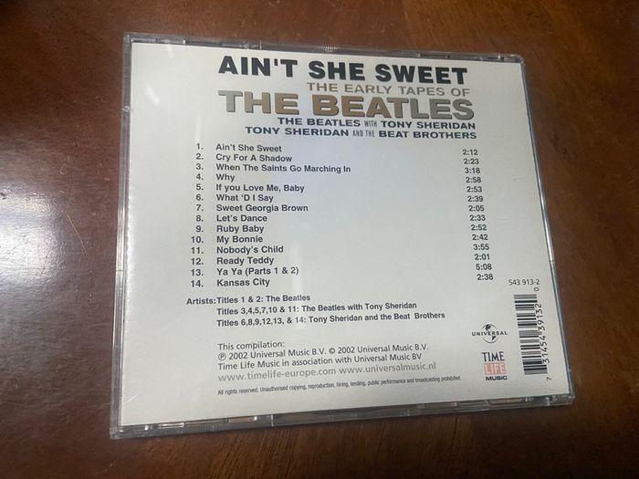 The Early Tapes of The Beatles CD Ain't She Sweet
