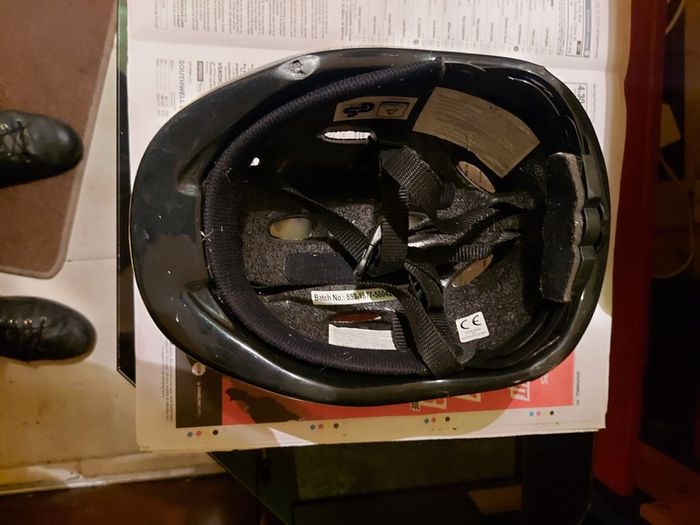 2 Childrens Safety Cycle Helmets, Car Wash & Batman, in very good condition