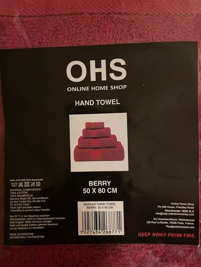 Bath and Hand Towel