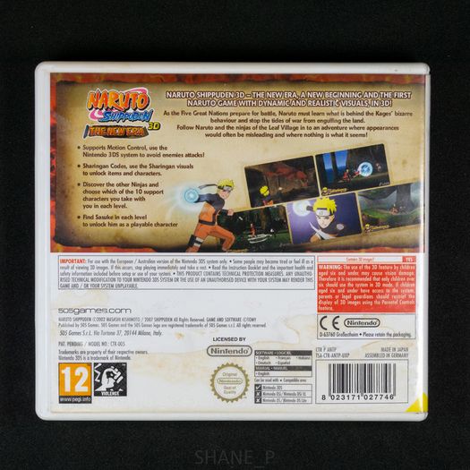 Naruto Shippuden: The New Era (Nintendo 3DS, Complete) XL 2DS Kids Boys Fighting Rare Game PAL Anime
