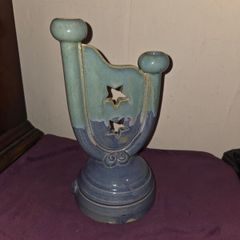 Irish made Freedom Pottery Candlestick holder