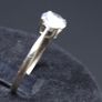 9ct White Gold Solitaire Ring 51.5 | Hallmarked 375 Image 3