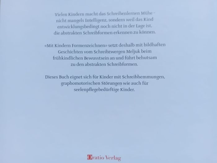 Mit Kindern Formen zeichnen German Steiner Educational Book