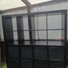 Shelving unit, cupboard, cabinet 4 4 with 8 inserts