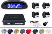 Parking Sensor Kit Car Parktronic LCD Display Backlight Reverse Backup Radar Monitor System 4 Sensors 22mm 12V
