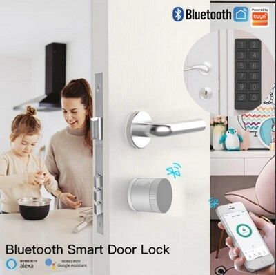 MOES Tuya Bluetooth Smart Lock Silver