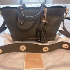 Michael Kors Brooklyn grab bag olive green BNWT