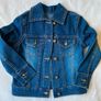 Girls Brand New Soft Denim Jacket with 9 diamond buttons Image 3