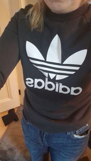adidas black ladies jumper